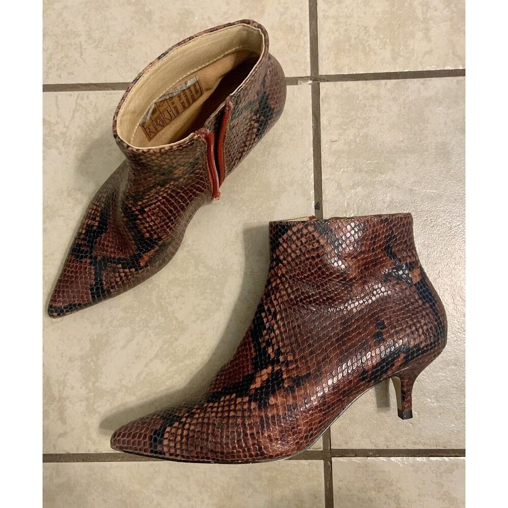 shoe the bear Reptile Boots boho classic 90s style revolve designer spring $300